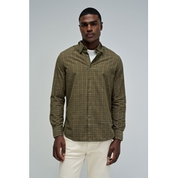 Camisa Salsa Jeans Plaid Corduroy Shirt - Imagen 1
