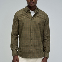 Camisa Salsa Jeans Plaid Corduroy Shirt - Imagen 1