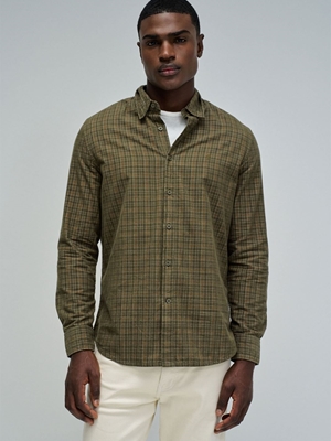 Camisa Salsa Jeans Plaid Corduroy Shirt - Imagen 1