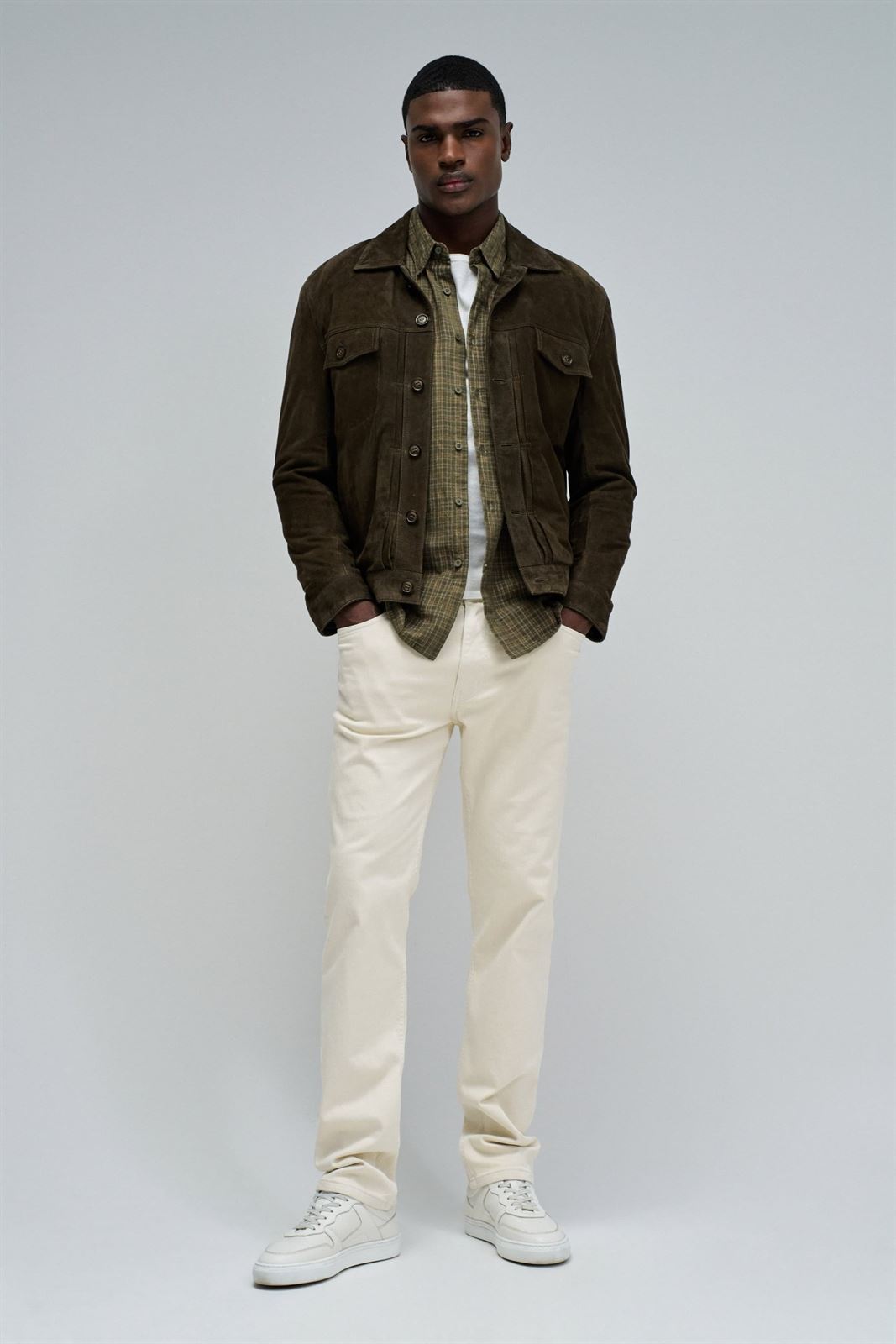 Camisa Salsa Jeans Plaid Corduroy Shirt - Imagen 5