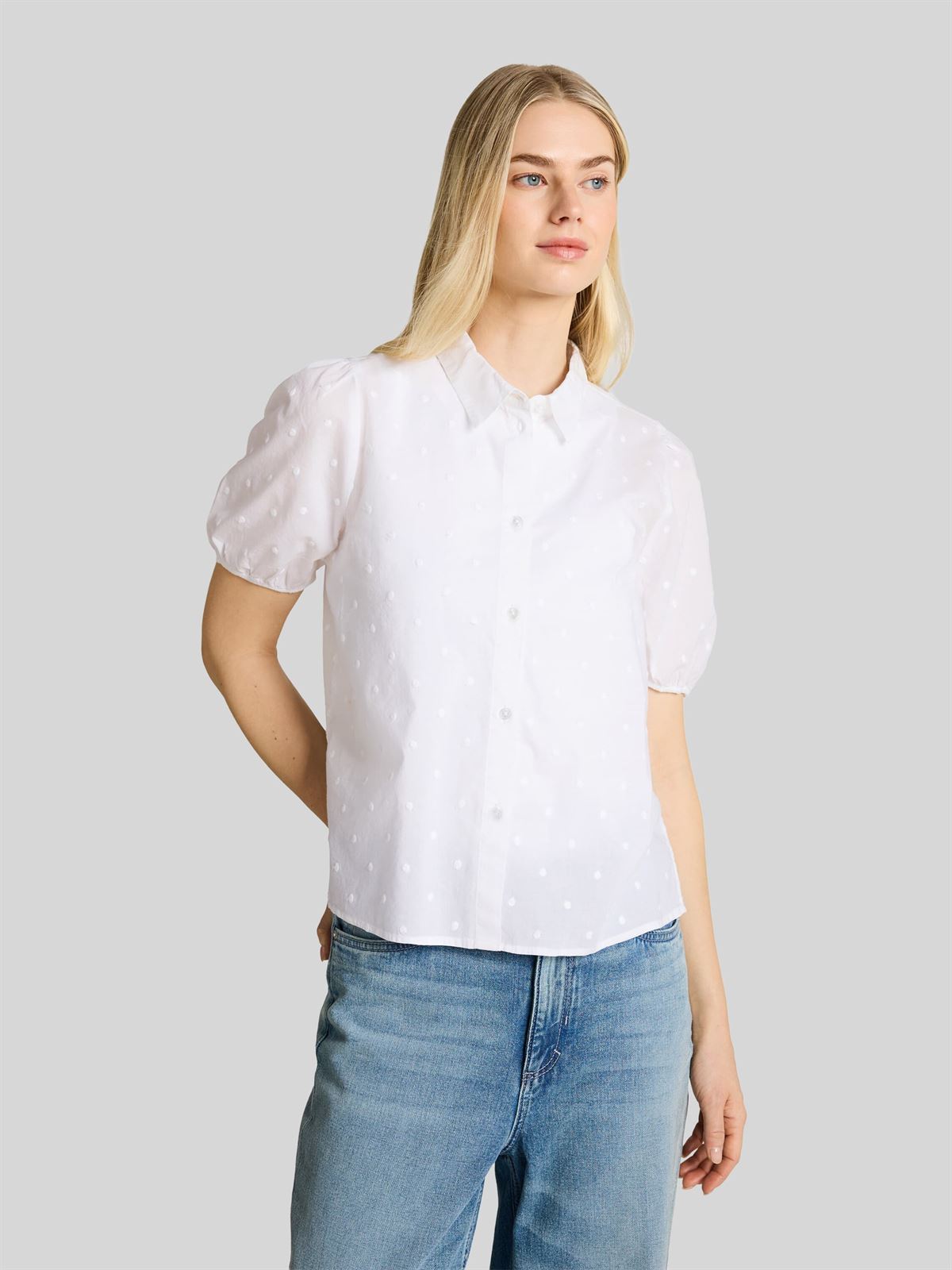 Camisa Shortsleeve White Tom Tailor 1050286 20000 - Imagen 3