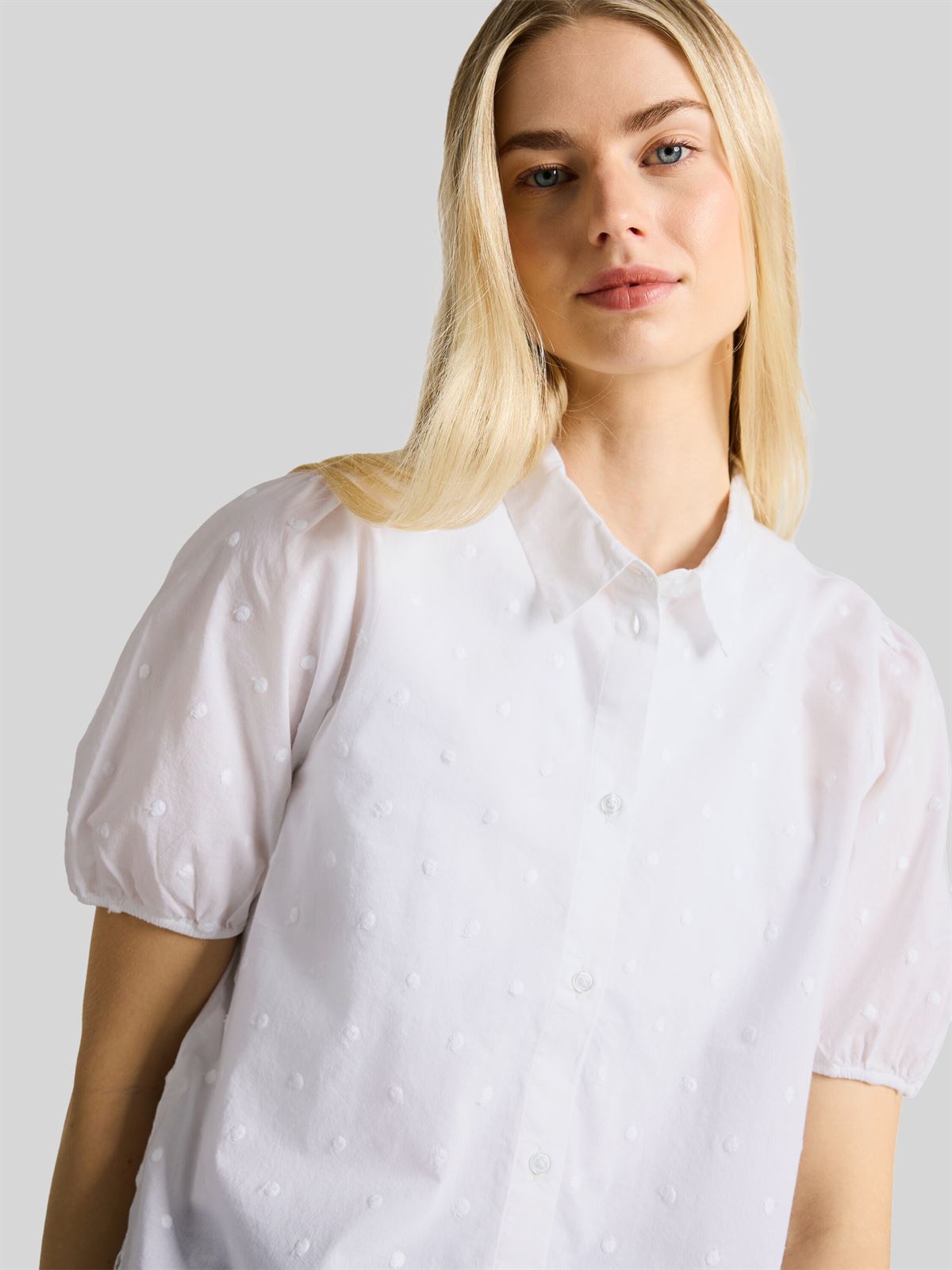 Camisa Shortsleeve White Tom Tailor 1050286 20000 - Imagen 4