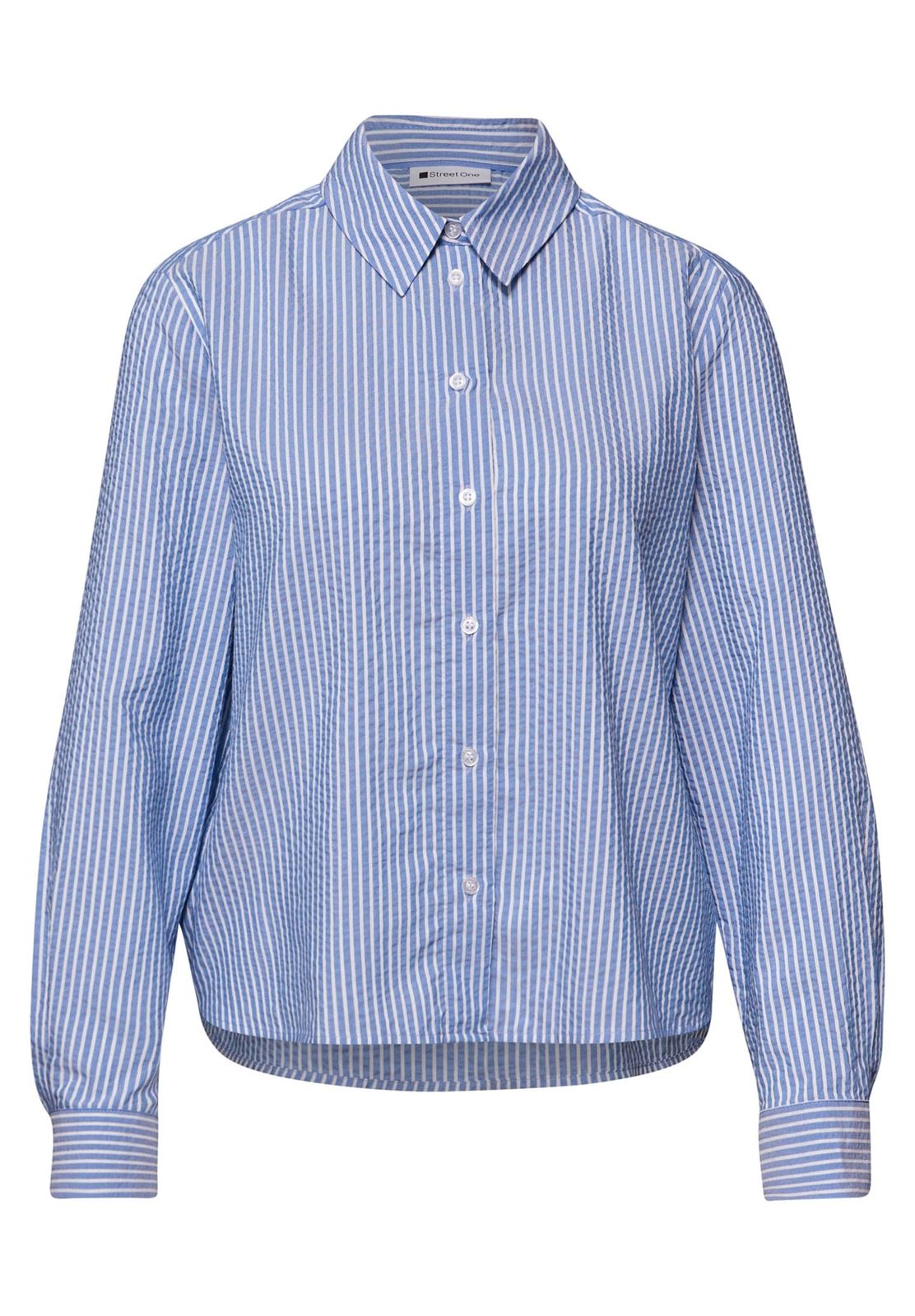 Camisa Street One Blue Seersucker 346589 22289 - Imagen 1