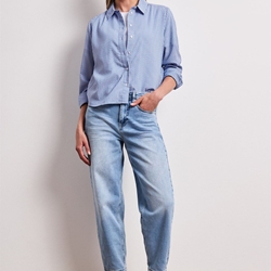 Camisa Street One Blue Seersucker 346589 22289 - Imagen 2