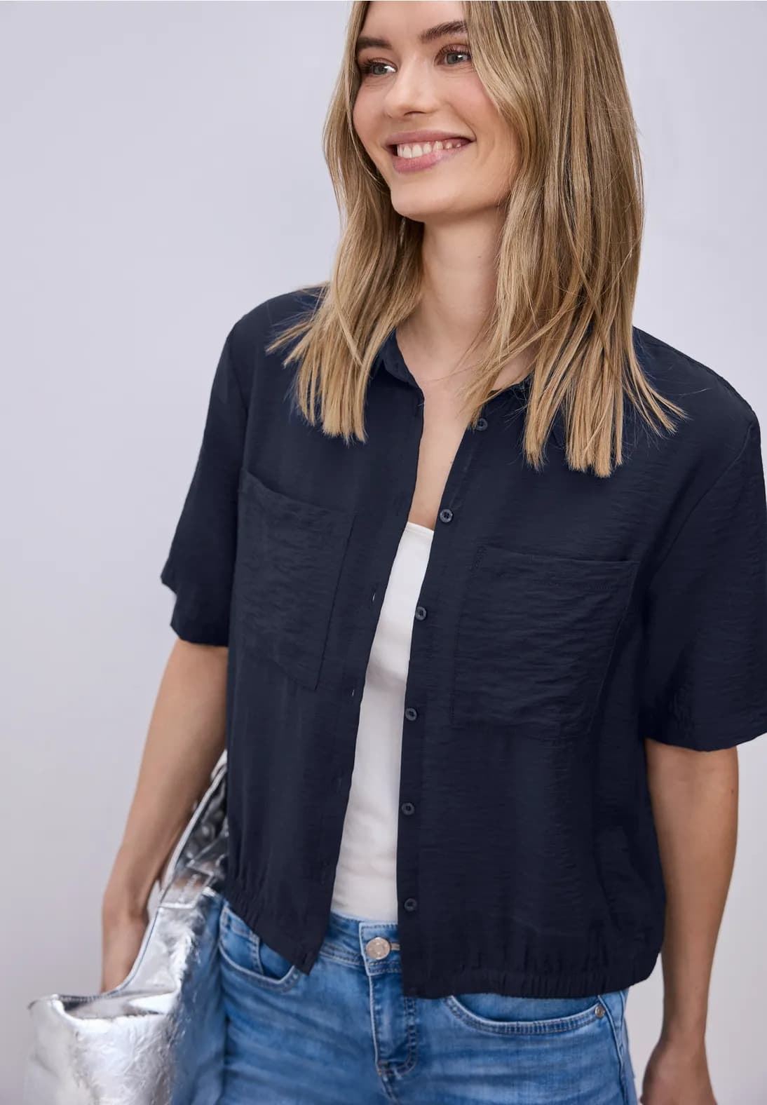 Camisa Street One Shirtcollar Blouse 346436 17502 - Imagen 1