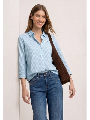 Camisa Street One Striped Shirtcollar 346635 22289 - Imagen 1