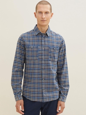 Camisa Tom Tailor 1040126 34631 blue indigo - Imagen 1