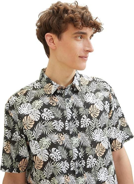 Camisa TOM TAILOR 1040153 34828black multicolor - Imagen 4