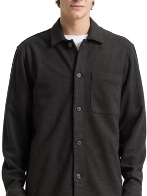 Camisa TOM TAILOR 1047358 39019 BRUSHED TWILL OVERSHIRT/ BLACK TWILL - Imagen 1