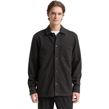 Camisa TOM TAILOR 1047358 39019 BRUSHED TWILL OVERSHIRT/ BLACK TWILL - Imagen 1