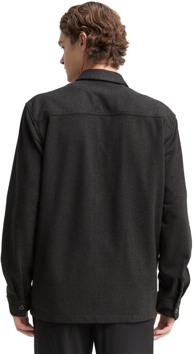 Camisa TOM TAILOR 1047358 39019 BRUSHED TWILL OVERSHIRT/ BLACK TWILL - Imagen 2