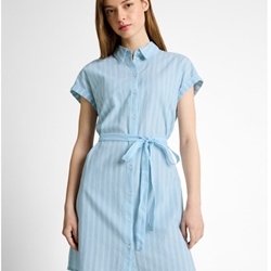 Camisa Tom Tailor Blue White Stirpe 1050571 39863 - Imagen 1