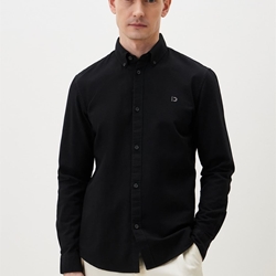 Camisa Tom Tailor Oxford Shirt/Black 1045930 29999 - Imagen 1