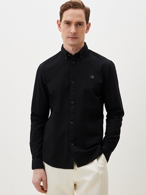 Camisa Tom Tailor Oxford Shirt/Black 1045930 29999 - Imagen 1