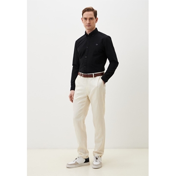 Camisa Tom Tailor Oxford Shirt/Black 1045930 29999 - Imagen 2