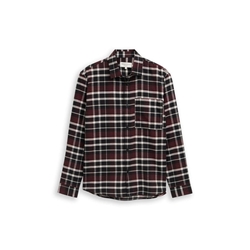 Camisa Tom Tailor Relaxed Checked Black Red 1048461 39007 - Imagen 1