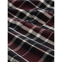 Camisa Tom Tailor Relaxed Checked Black Red 1048461 39007 - Imagen 2