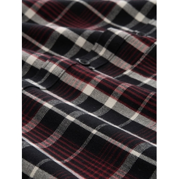 Camisa Tom Tailor Relaxed Checked Black Red 1048461 39007 - Imagen 2
