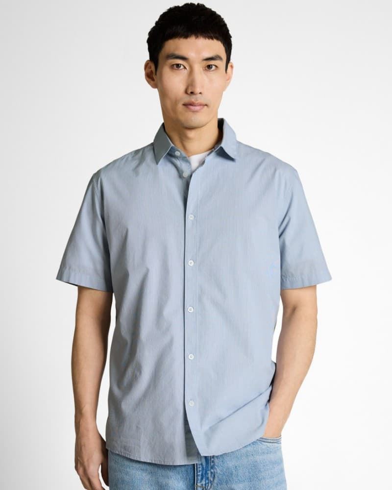 Camisa Tom Tailor Striped Poplin Blue 1049594 39592 - Imagen 1