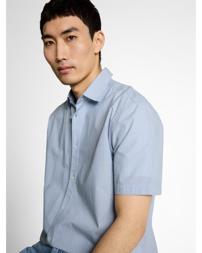 Camisa Tom Tailor Striped Poplin Blue 1049594 39592 - Imagen 2