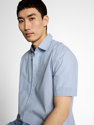 Camisa Tom Tailor Striped Poplin Blue 1049594 39592 - Imagen 2