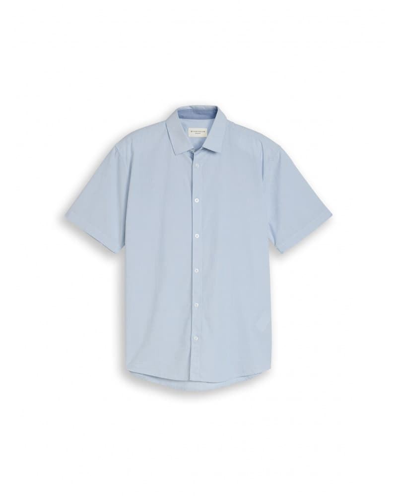 Camisa Tom Tailor Striped Poplin Blue 1049594 39592 - Imagen 5