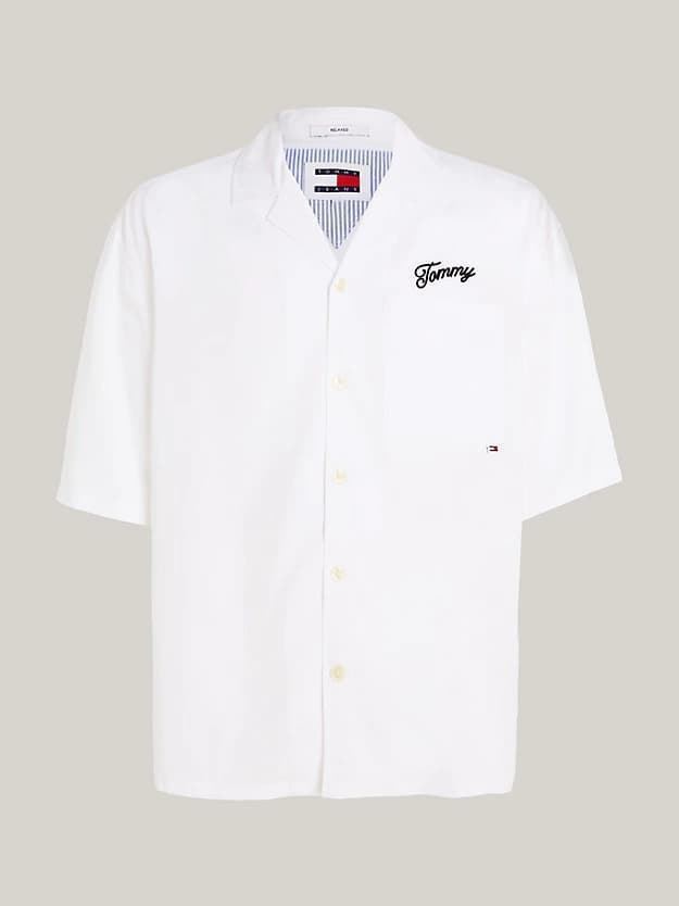 Camisa Tommy Jeans DM0DM18945 YBR white - Imagen 1