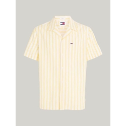 Camisa Tommy Jeans DM0DM18961 ZFM warm yellow Stripe - Imagen 1