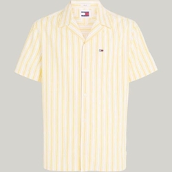 Camisa Tommy Jeans DM0DM18961 ZFM warm yellow Stripe - Imagen 1