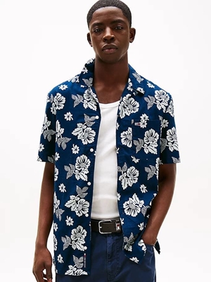 Camisa Tommy Jeans DM0DM21351 C1G dark night navy - Imagen 1