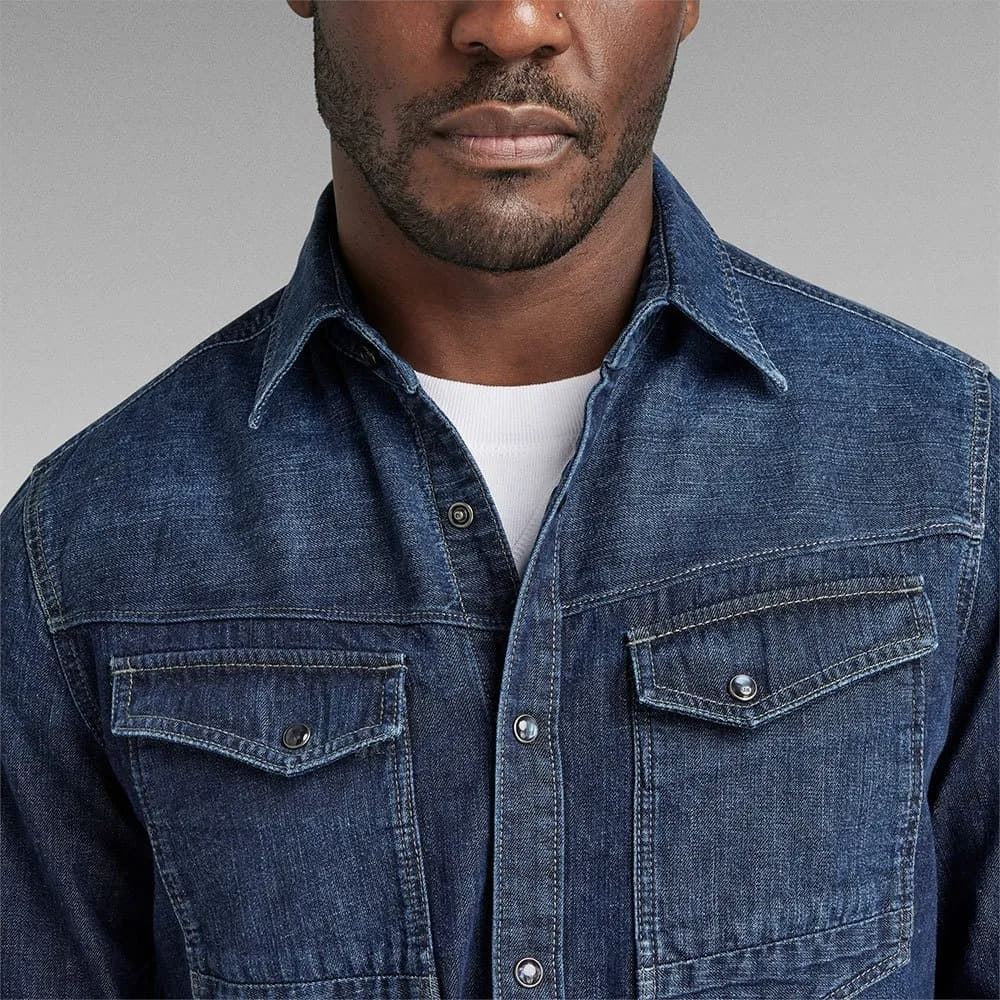 Camisa Vaquera G-Star Raw Dakota slim D23616 D252 G749 - Imagen 6