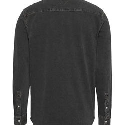 Camisa Vaquera Tommy Jeans Negra Fit Shirt Washed Black DM0DM21103 1BZ - Imagen 2