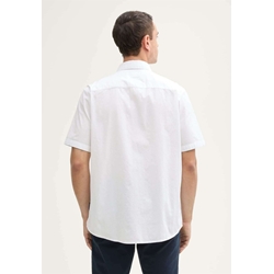 Camisa White Tom Tailor Structured Slubyarn 1049602 20000 - Imagen 2