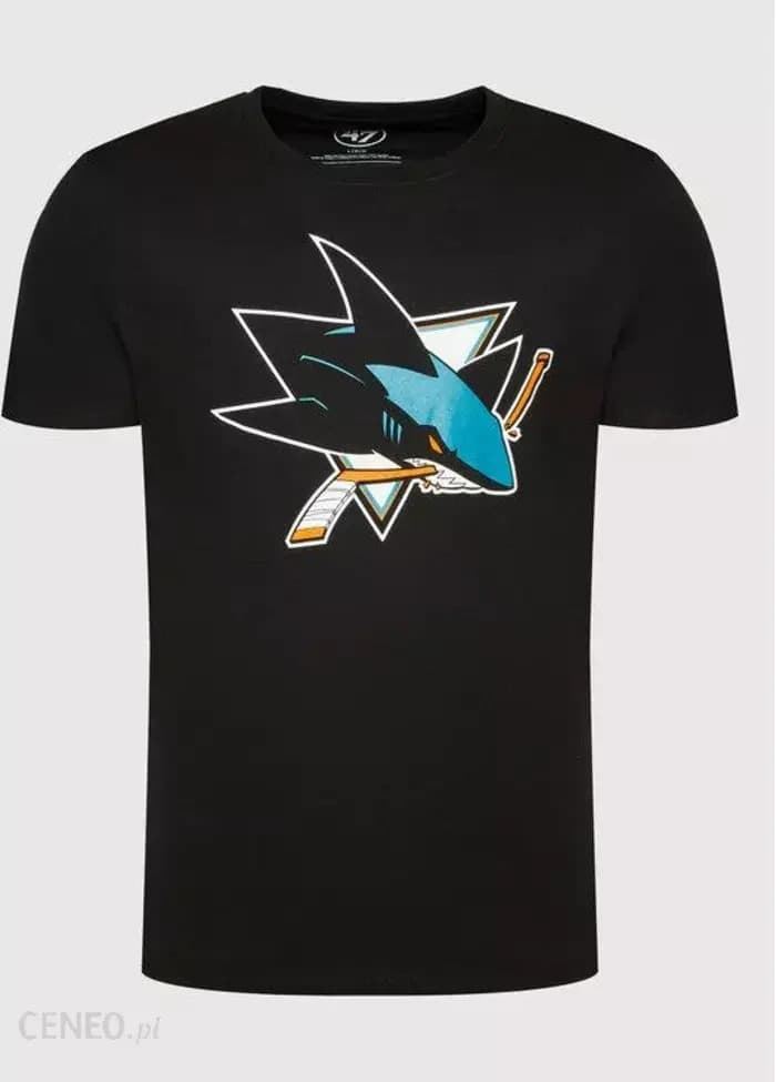 Camiseta '47 Imprint echo tee 544258 jet black sharks - Imagen 3