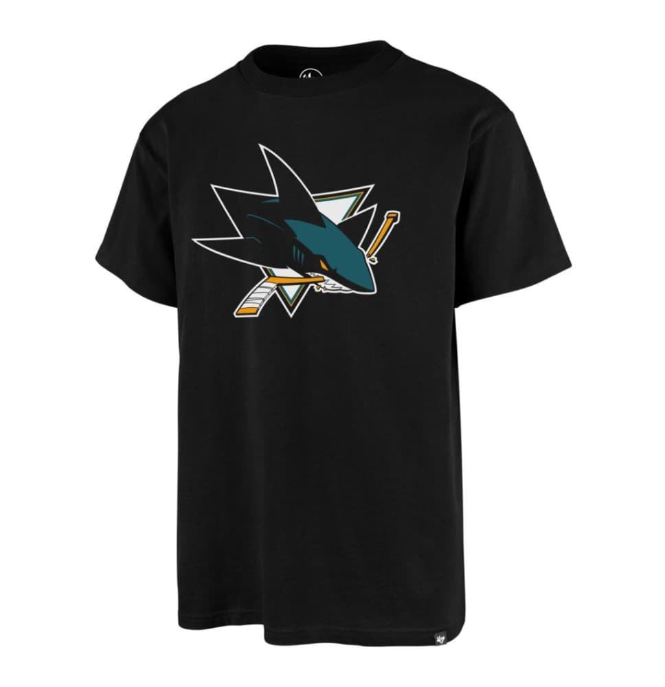 Camiseta '47 Imprint echo tee 544258 jet black sharks - Imagen 1