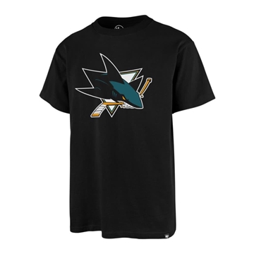 Camiseta '47 Imprint echo tee 544258 jet black sharks - Imagen 1