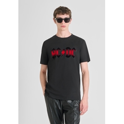 Camiseta ACDC Antony Morato Regular Fit MMKS02570 FA100240 9000 - Imagen 1