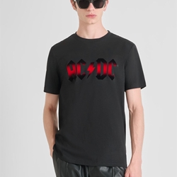 Camiseta ACDC Antony Morato Regular Fit MMKS02570 FA100240 9000 - Imagen 1