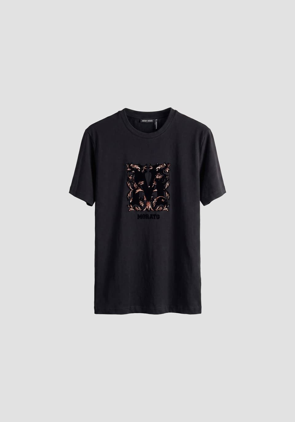 Camiseta Antony Morato Black MMKS02687 FA100240 9000 - Imagen 1