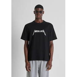 Camiseta Antony Morato Black Relaxed Fit Metallica MMKS02620 FA100240 9000 - Imagen 2