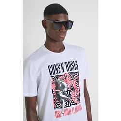 Camiseta Antony Morato Blanca Guns N' Roses MMKS02536 FA100144 1000 - Imagen 2
