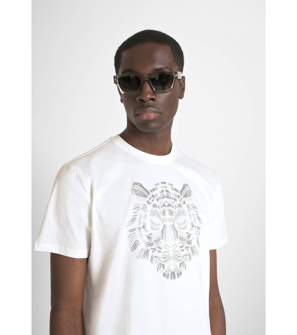 Camiseta Antony Morato Crema MMKS02477 FA100240 1011 - Imagen 3