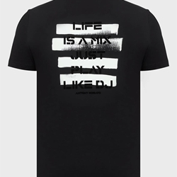 Camiseta Antony Morato Early Collection Black MMKS02606 FA100258 9000 - Imagen 2