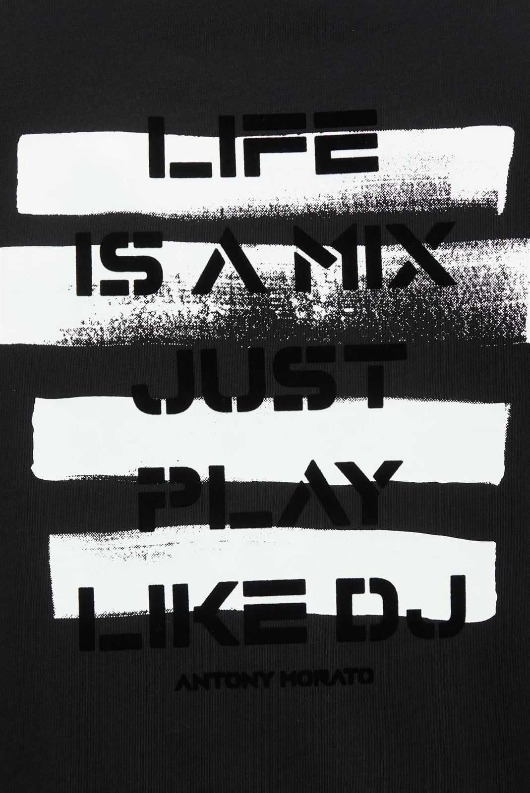 Camiseta Antony Morato Early Collection Black MMKS02606 FA100258 9000 - Imagen 3