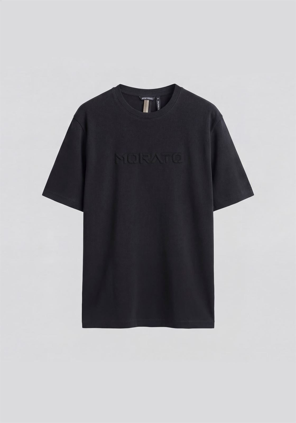 Camiseta Antony Morato Early Collection Relaxed Fit Black MMKS02607 FA100268 9000 - Imagen 1