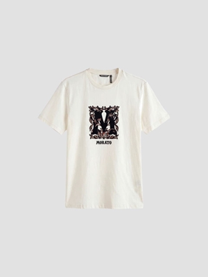 Camiseta Antony Morato Manteca MMKS02687 FA100240 1021 - Imagen 1