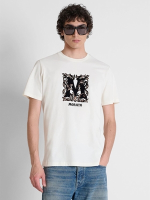 Camiseta Antony Morato Manteca MMKS02687 FA100240 1021 - Imagen 2