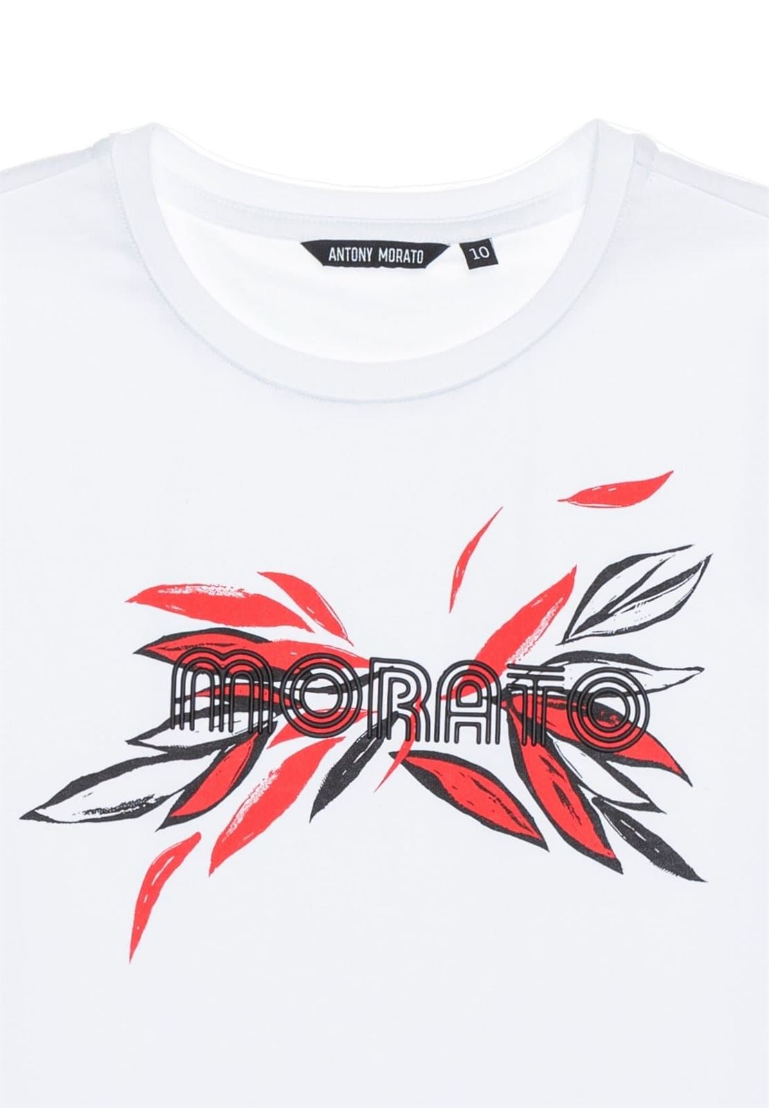 Camiseta ANTONY MORATO MMKS02398-FA100144 blanco - Imagen 4