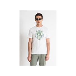 Camiseta Antony Morato MMKS02406 FA100240 crema - Imagen 1