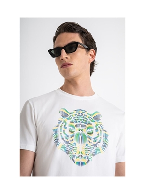 Camiseta Antony Morato MMKS02406 FA100240 crema - Imagen 2